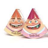 Custom Food Grade Unique Eco Friendly Triangle Retail Paper Cookie Candy Popcorn Packaging Box