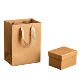 Factory price kraft paper bag  recyclable paper bag package custom size printing logo paper shopping bag