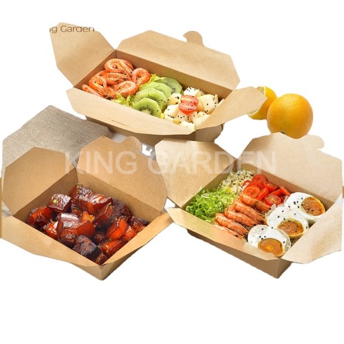 1# 26 oz Free Sample paper container For Inquiry Customized  Food Box Packaging food takeaway box
