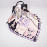 New Style Square Scarf Leopard Print Female Spring Summer Decoration Scarf Various Patterns Silk Satin Scarf 70*70cm