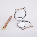 Promotion Advertising Gift Compact Pocket Mirror And Pen Gift Set