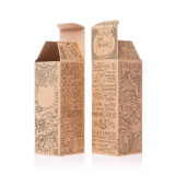Custom Eco Friendly Paper Folding Foldable Small Square Coffee Cup Bottle Mug Gift Box With Foam
