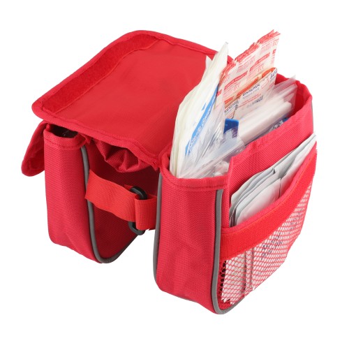 High Capacity Two-Sided Bicycle First Aid Bag For Travel Hiking