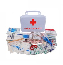 100 Piece Mom approved Comprehensive All-Purpose First Aid Kit for car,  stroller, travel, family