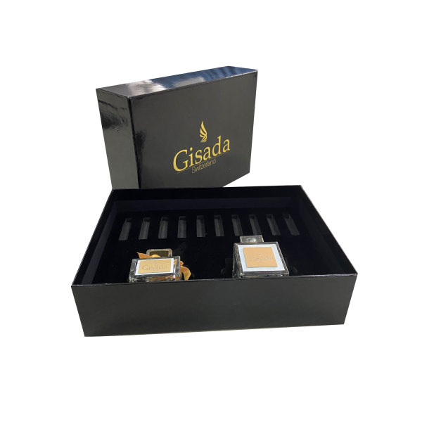 Custom Unique Luxury Handmade Rigid Skin Care  Eco-friendly Cosmetic Box Package with EVA Insert