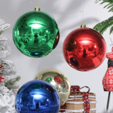 large Christmas ball size 50cm  shiny red color for party and home decoration