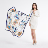 Natural Silk Scarf Women Bandana Female Hair Scarf for Women Silk Women's Square Silk Headband Scarf