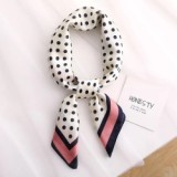 Spring And Autumn Lady Luxury Travel Shawl New Style Printed Large Square Beach Silk Head Scarf