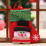New Sequined Christmas  Gift  Candy  Christmas Tree Decoration Pendants  Christmas Socks