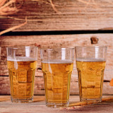 Unbreakable Rock Whiskey Drinking Glasses Cheap Stack Up Cup Clear Plastic Square Whiskey Glasses