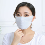 Sunscreen Ice Silk UV Breathable Summer Thin Maskes Eye Protection Beauty Sunshade Maskes Easy Reusable Women Fashion