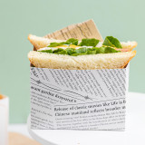 Wholesale Bread Cake Box For Sandwich Packaging Steak Packaging Baked puff Food Box