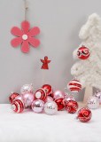 2020 factory wholesale  painted plastic ball for Xmas tree decoration