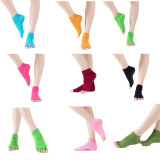 Wholesale Trained With Non-Skid Silicone Soles Comfortable Breathable Yoga Socks