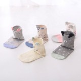 High Quality Girl Child Tube Socks Knitted Organic Cotton Happy Socks