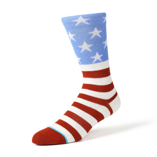 Fashion High Quality Street Stripe Design Funny Girls Woman Custom Wholesale Happy Socks
