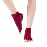 Wholesale Trained With Non-Skid Silicone Soles Comfortable Breathable Yoga Socks