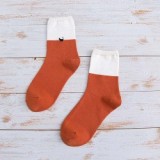 Professional Factory Wholesale Women Cute Cat Embroidery Patchwork Cotton Crew Socks