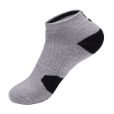 Custom Mens Cotton Hosiery Solid Colour Breathable Low Cut Short Ankle Socks Casual Sports Socks Wholesale