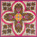 2021 New 130*130cm Luxury Women Cashew Print Square Twill Silk Scarf Gift Fashion Female Shawls Wraps