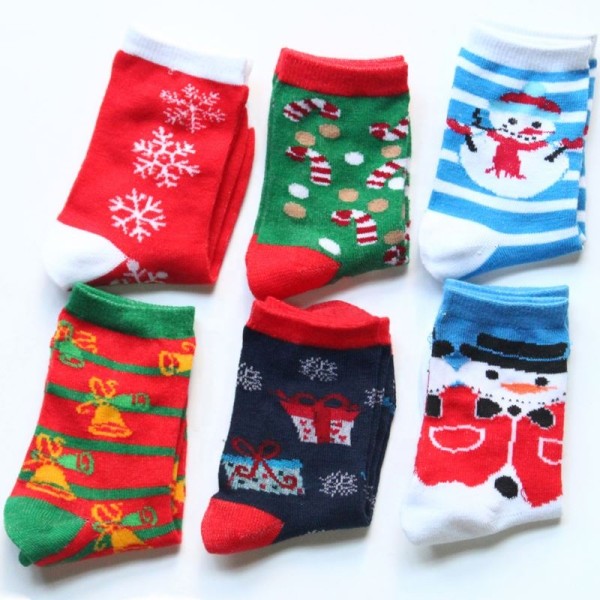 Factory Direct High Quality Well Look Personalized Fashion Present Gift Children Cotton Christmas Socks