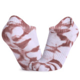 Men's Thick Printing Socks Breathable Sweat-Absorbent Deodorant Sports Running Socks Ankle Cotton Socks