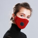 Cotton fashion face maskes With filter Anti Pollution Dust Washable Reusable Maskes Cotton Unisex Custom fashion face maskes