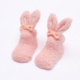 Doll Thickened Sleep Socks Baby Girl  Cotton Socks Baby Slippers Socks Wholesale  Custom Packaging