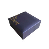 Customized Luxury Plastic Case PU Leather Wrapping Covered Engagement Ring Zodiac sign neck Jewelry Gift Box with Embossing Logo