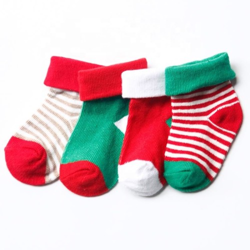 Winter High Quality Newborn Baby Christmas Gift Socks