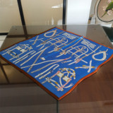 Custom korean orange belt scarves decorative bags women silk design square scarf