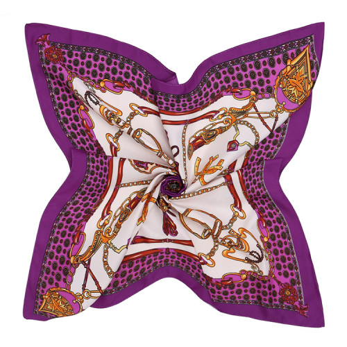 30 Patterns Fashion Scarves For Women Shawl Print Silk Satin Hijab Scarf Female Bandana 70*70cm Luxury Brand Square Shawls Scarf