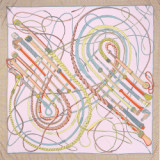 Fall Winter New Silk Scarf Women European Style Horse Whip Pink Twill Silk Square Scarf Gift Scarf