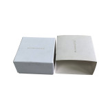 Rectangle design paper 2 piece textured fashion watch packing box with sleeve and pillow