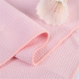 Hot sale oversized  large rectangle  waffle  beach towel  microfiber weave