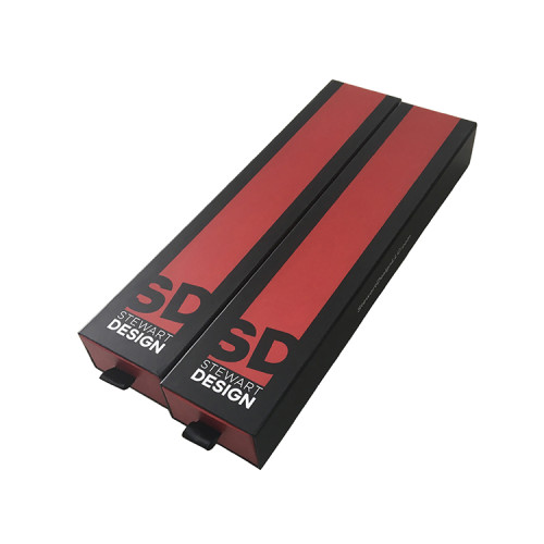 Fashion drawer design custom full printing long shape designing games packing box