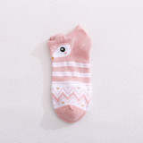 Spring/Summer Women Cotton Women Socks Cotton Socks Cartoon Animals Stuffed Ears Socks