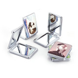 Factory Wholesale 5.6*7.8Cm Square Little Plastic Compact Mirror