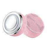 Best Selling Beauty Product  Electric Ultrasonic Face Massager Silicone Facial Cleansing Brush