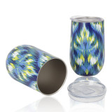 BAP Free  Portable Reusable Colorful Double Wall Stainless Steel Coffee  Cup Egg Shape Wine Tumblers Travel
