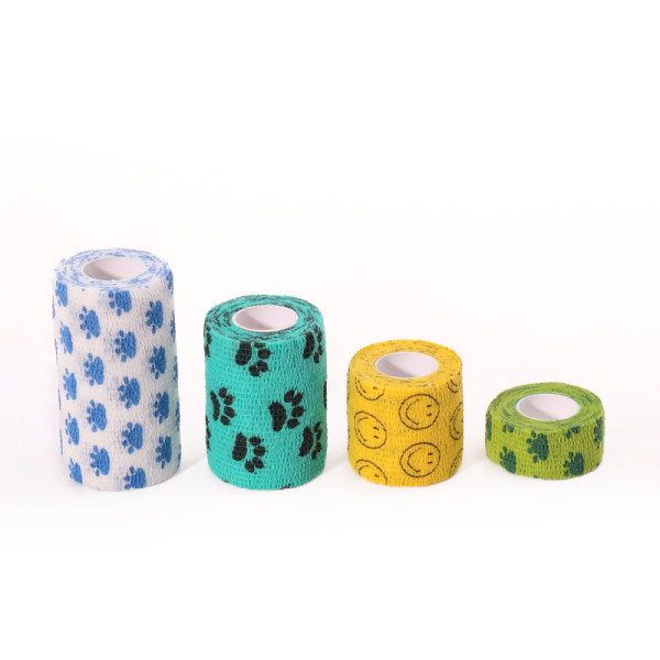 Wuxi Wemade Strong fabric pet adhesive tape bandages printed for dog