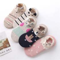 Female's Autumn and Winter Socks New Korean Cartoon Socks Japanese Cute Low-cut Boat Socks Factory Direct Wholesale