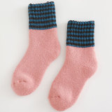 Winter Thickening Women Casual Heating Socks Warm Solid Color Towel Socks Wholesale Wool Socks