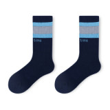 Reflective Socks Men And Women Ins Starry Two Bars Fluorescent Socks Brand Tube Custom Socks Black Skateboard Street Stockings