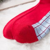 Wholesale Fashion Women Colorful Spliced Plaid Cotton Knee Socks