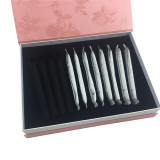 Light custom pink textured magnet deisgn tea sachet coffee sachet packing box with foam insert