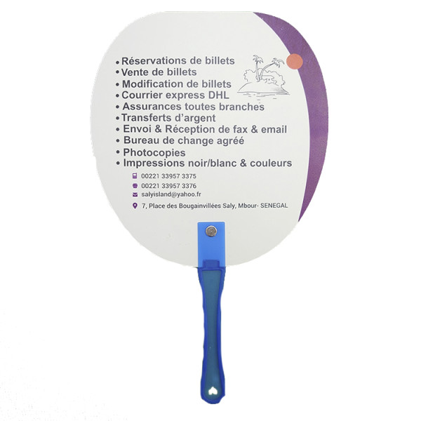Promotional gift 3d Plastic hand fans custom printed logo Pp hand held fans for idol