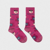 Autumn Women Socks Japanese Cartoon Illustration Socks Cartoon Tube Socks Factory Direct Wholesale