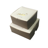 Printing custom matt design foldable design paper sushi snack box with lamination