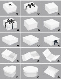 packing custom design and size high quality hot sale white magnetic printed paper gift boxes for packaging gifts